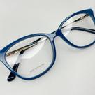 Armação Óculos de Grau Azul Estilo Moderno com Personalidade