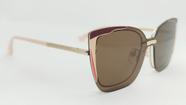 Armação Óculos De Grau + Clip On Ana Hickmann Vivi 2 05a 54 Cor Rose Gold/rosa-claro