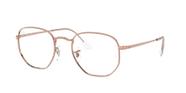 Armação Óculos de Grau Feminino Ray-Ban RB6448 3094 54 Rosê Armação Óculos de Grau Feminino Ray-Ban RB6448 3094 54 Rosê