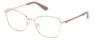 Armação/óculos De Grau Guess Gu50170 028 56-15 145 Ouro Rose