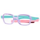 Armação Óculos De Grau Infantil Miraflex MF4001 K600 46 Armação Óculos De Grau Infantil Miraflex MF4001 K600 46