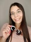 Armação Óculos Grau Clipon Sol Feminino Redondo 2 Em 1 Mel Rosa