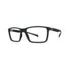 Armação Óculos Hb Polytech 93136 10100880243010 Preto Fosco Logo Cinza