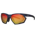 Armação Óculos Hb Rush 10102760312056 Azul Fosco Lente Vermelha Espelhada Armação Óculos Hb Rush 10102760312056 Azul Fosco Lente Vermelha Espelhada