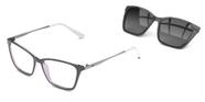 Armação Óculos Mormaii Swap 3 M6081dj557 Cinza Parede Fosco Clip On Polarizado -