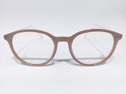 Armação para óculos de Grau Acetato Nude metal Dourado