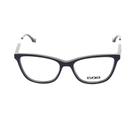 Armação para óculos de Grau Evoke FORYOUDX43 Feminino Gatinho em Acetato Preto Armação para óculos de Grau Evoke FORYOUDX43 Feminino Gatinho em Acetato Preto