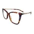 Armação para Óculos de Grau Original Sabrina Sato Tartaruga e Dourado Gatinho Acetato Sem plaqueta Feminino SS178
