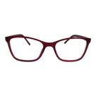 Armação para Óculos de Grau Quadrado Cestavado Infantil Vermelho Transparente Arco-Iris Kids Armação para Óculos de Grau Quadrado Cestavado Infantil Vermelho Transparente Arco-Iris Kids