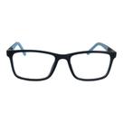 Armação para Óculos de Grau Quadrado Preto Haste Azul Claro Infantil Masculino Arco-Iris Kids Armação para Óculos de Grau Quadrado Preto Haste Azul Claro Infantil Masculino Arco-Iris Kids