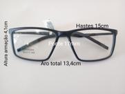 Armação receituário masculina malcô+ lentes graduadas com antireflexo Armação receituário masculina malcô+ lentes graduadas com antireflexo
