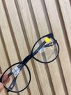 Armação redonda masculino azul marinho em acetato