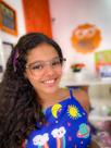 Armação redondinha arco-íris infantil