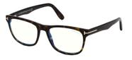 Armações ópticas Tom Ford FT5662-B Blue Brown Tortoise 56mm