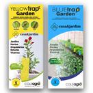 Armadilha Amarela e Azul Yellow Blue Trap Mini Garden Controle e Monitoramento de Insetos