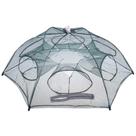 Armadilha covo retrátil para lambari iscas peixes pequenos de nylon com 6 bocas