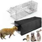 Armadilha para Animais Vivos TeqHome 79x30x30 cm Dobrável e Humanitária para Gatos Armadilha para Animais Vivos TeqHome 79x30x30 cm Dobrável e Humanitária para Gatos