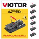 Armadilha para Ratos Victor M144B Power-Kill, Morte Instantânea, Pacote com 6