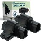 Armadilha para Ratos W4W de Dupla Entrada com Mecanismo de Fechamento em Túnel, Kit com 2, Reutilizável