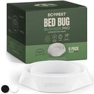 Armadilhas Interceptoras para Percevejos ECOPEST Blocker Pro, pacote com 8, branco