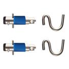 Armador Gancho de rede Marix tipo batom Inox (Par) Armador Gancho de rede Marix tipo batom Inox (Par)