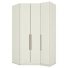 Armário 1 Porta com Armário de Canto Closet New Predileto Areia - Henn Armário 1 Porta com Armário de Canto Closet New Predileto Areia - Henn