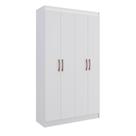 Armário 4 Portas Lavanderia Multiuso Cr8000 Branco