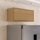Armario 800 Basc Refrigerador Colors Marrom/Freijo Armario 800 Basc Refrigerador Colors Marrom/Freijo