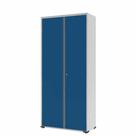 Armário Aço Escritório Fechadura 3 Prateleiras EA302 Azul Armário Aço Escritório Fechadura 3 Prateleiras EA302 Azul