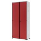 Armário Aço Escritório Fechadura 4 Prateleiras Ea301 Vermelho Armário Aço Escritório Fechadura 4 Prateleiras Ea301 Vermelho