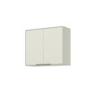 Armário Aéreo 02 Portas 80cm Fineze C658 Areia HP - Henn
