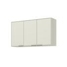 Armário Aéreo 03 Portas 120cm Fineze C654 Areia HP - Henn Armário Aéreo 03 Portas 120cm Fineze C654 Areia HP - Henn