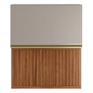 Armário Aéreo 1 Porta Mdf 1 Porta Ripada Basculante 60cm Proença