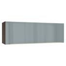 Armário Aéreo 100 cm 1 Porta Basculante Rustic/Cinza Lux Madesa