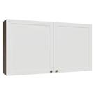 Armário Aéreo 120 cm 2 Portas Rustic/Branco Vik Madesa Armário Aéreo 120 cm 2 Portas Rustic/Branco Vik Madesa