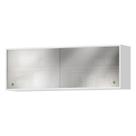 Armario Aereo 120 cm 2 Portas Vidro GLOR AGL02 Branco Neve MXM Armario Aereo 120 cm 2 Portas Vidro GLOR AGL02 Branco Neve MXM