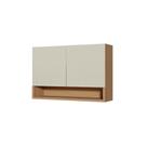 Armário Aéreo 120cm 2 Portas 100 MDF Simone Mendes Nesher