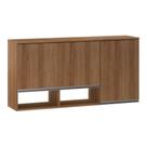Armário Aéreo 120cm 2 Portas Basculantes C/Nichos Diana