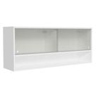 Armário Aéreo 120cm 2 Portas Correr Vidro Pontilhado 1 Nicho Madesa