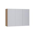 Armário Aéreo 120cm 3 Portas Slim Luciane Móveis