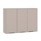 Armário Aéreo 120cm 3 Portas Stylo Luciane Móveis Cinammon Armário Aéreo 120cm 3 Portas Stylo Luciane Móveis Cinammon