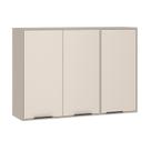 Armário Aéreo 120cm 3 Portas Stylo Luciane Móveis Armário Aéreo 120cm 3 Portas Stylo Luciane Móveis