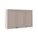 Armário Aéreo 120cm Para Cozinha Modulada Com 3 Portas MDF