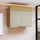 Armário Aéreo 2 Porta 80cm 100% Mdf Realeza Premium