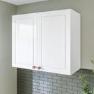 Armário Aéreo 2 Portas 80 Cm Pérola Yescasa