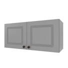 Armário Aéreo 2 Portas 80cm em MDF Bari Indekes
