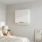 Armário Aéreo 2 Portas Miami Carraro Branco Dormitório