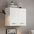 Armário Aéreo 2 Portas Multiuso Ideal para Cozinha, Sala ou Banheiro