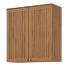 Armário Aéreo 2 Portas Ripadas 80cm Requinte Henn