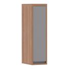 Armário Aéreo 20 Cm 1 Porta 1 Prateleira Vanilla Com Cinza